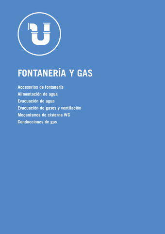 Catálogo fontanería y gas