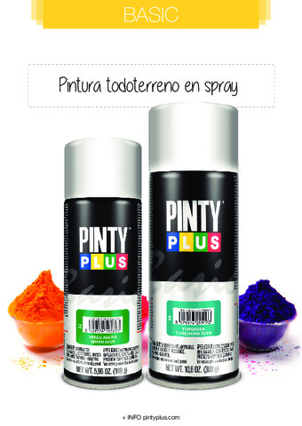 PINTYPLUS - Catálogo basic 2022 - Pintura todoterreno en spray