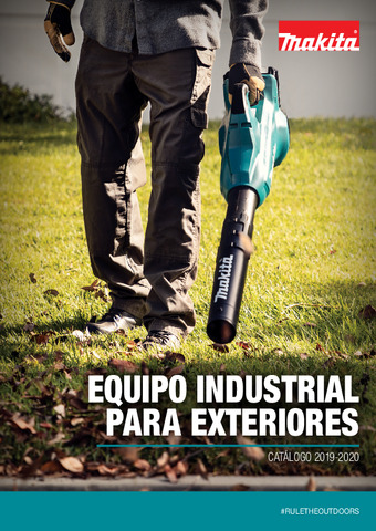 MAKITA - Catálogo de equipo industrial para exteriores 2019-2020