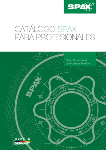 SPAX - Catálogo para profesionales 2022
